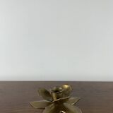 Bougeoir Fleur en Laiton, 1970