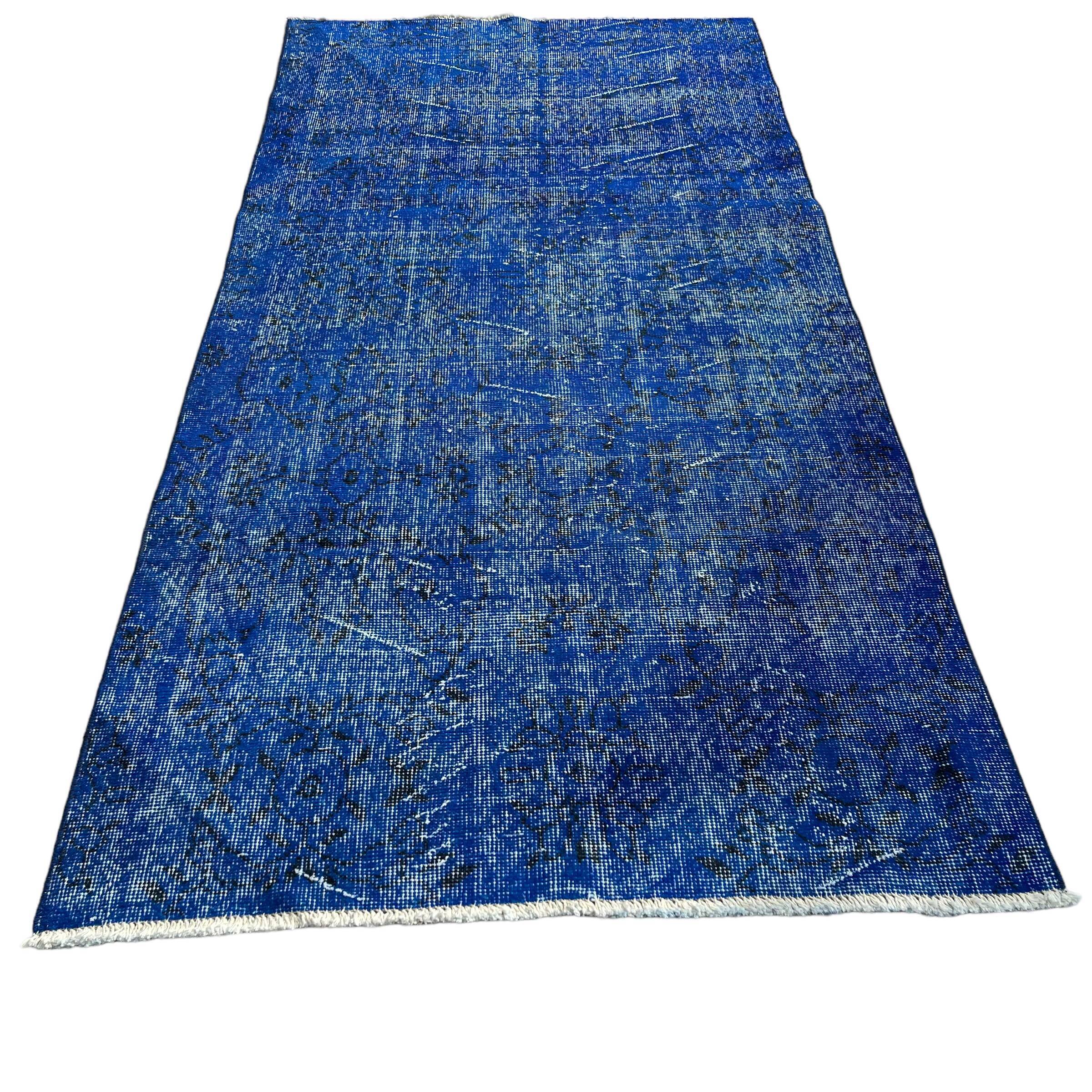 Vintage distressed turkish rug