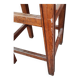 Vintage wood workshop top stool