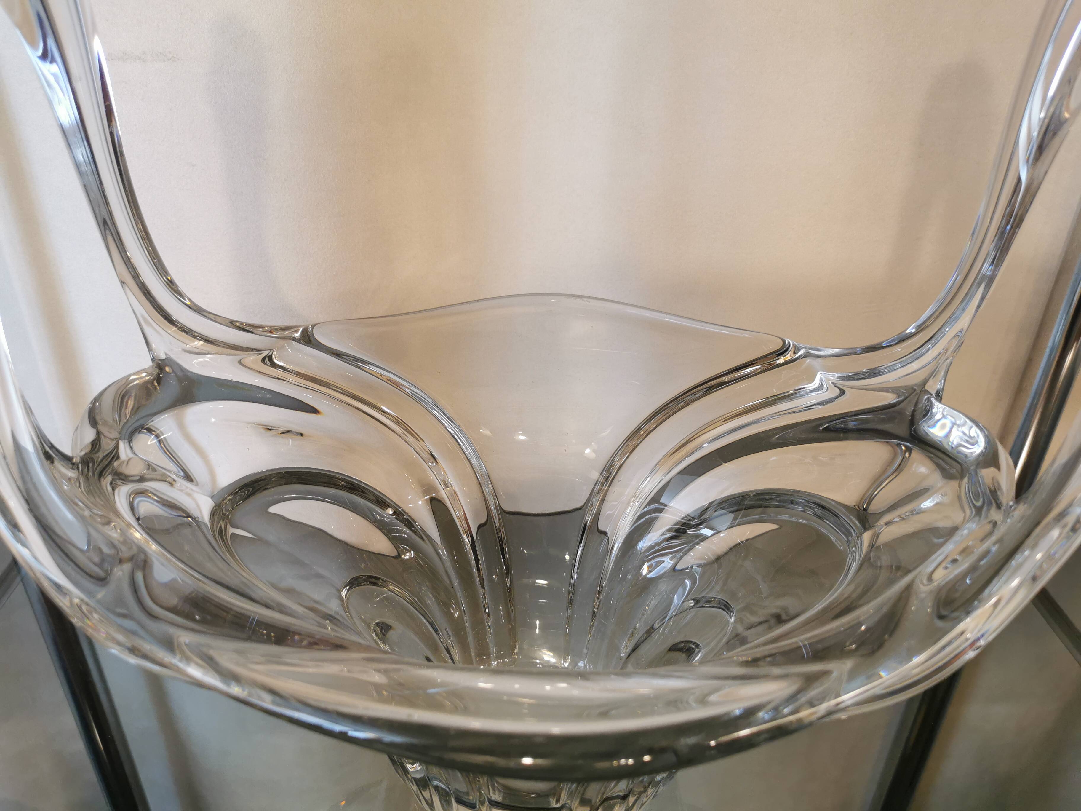 Large crystal fruit cup from the 70s