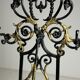 19th century cast iron coat rack