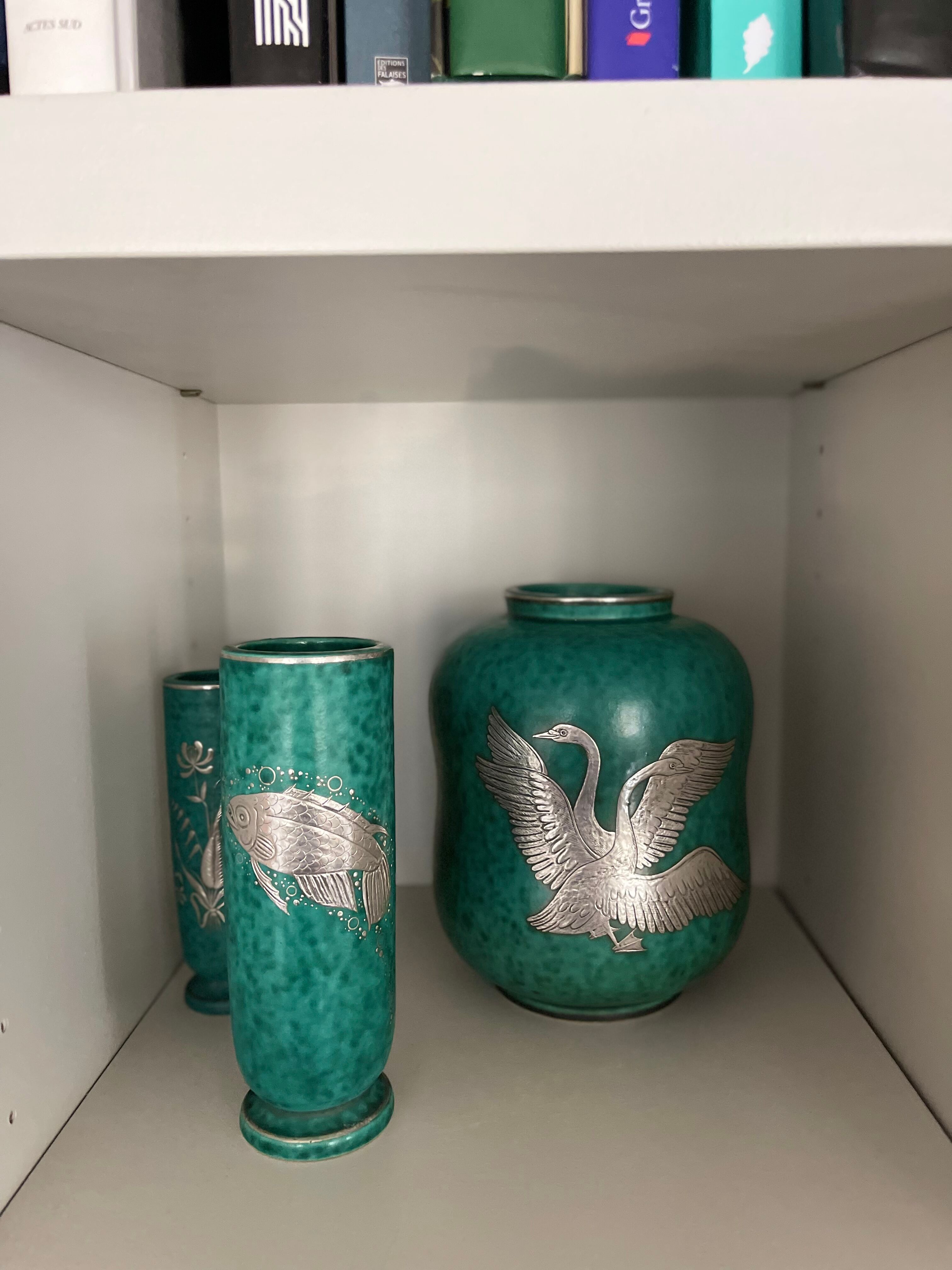 Gustavsberg Argenta Wilhelm Kage vase