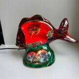 Lampe poisson Vallauris années 70