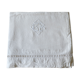 Antique linen embroidered sheet