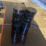 Chessboard and backgammon in lacquer and horn