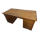 Bureau a caissons d'administration ancien en bois