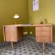 Bureau en bois vintage 60-70