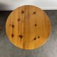 Pair of antique round coffee tables