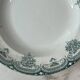 Set of 9 deep plates, ironstone Narcisses Onnaing
