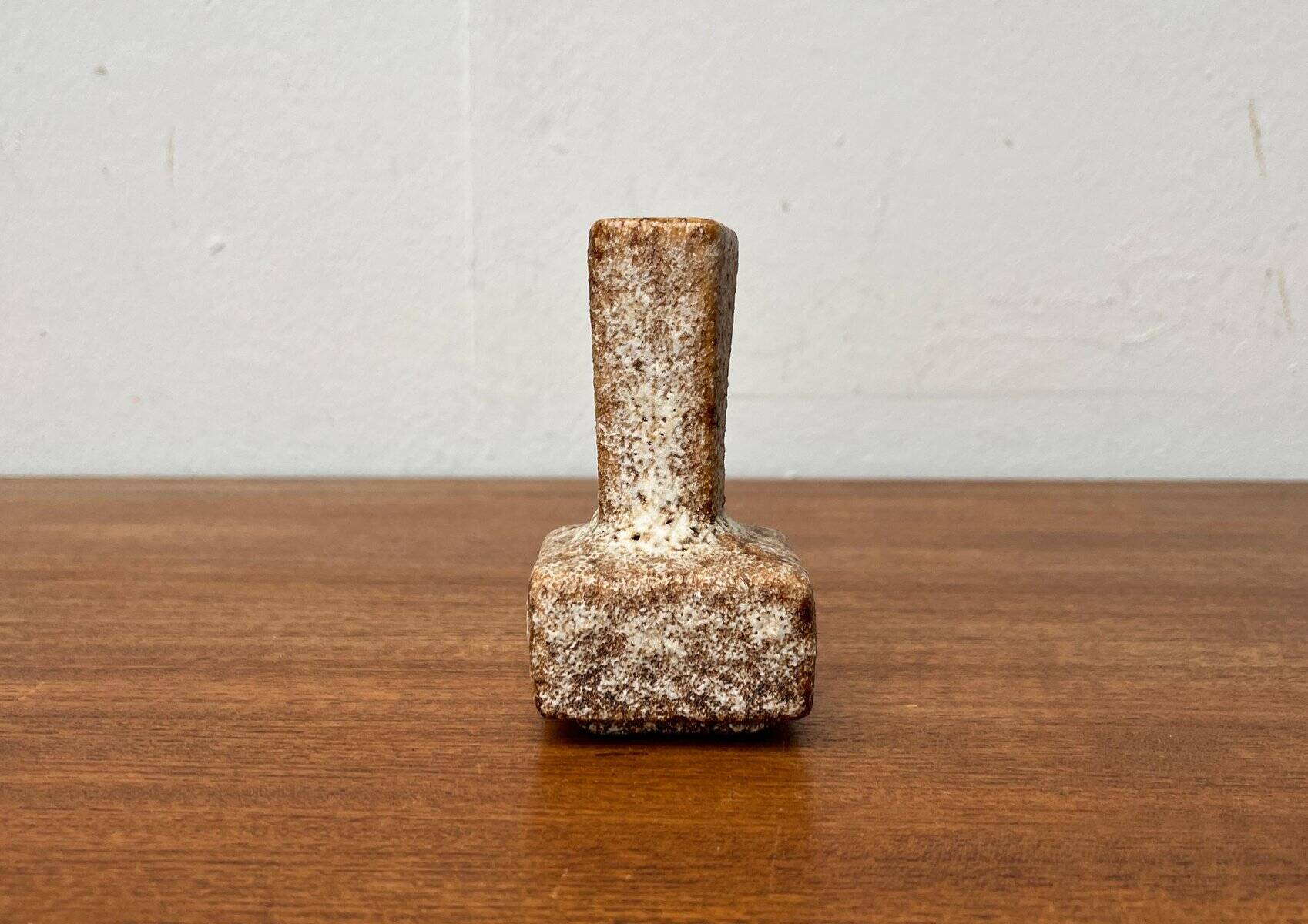 Brutalist Vase in West German Ceramic Mid-Century Style from the 1960s