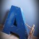 great letter sign has