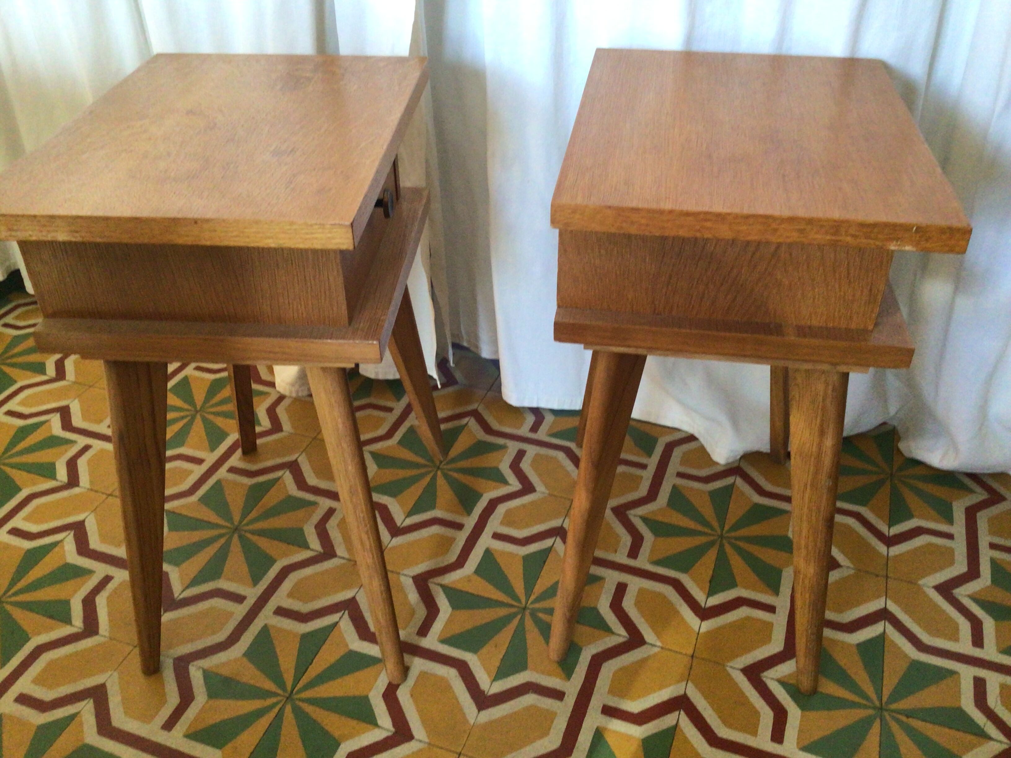 Vintage bedside pair year 50-60