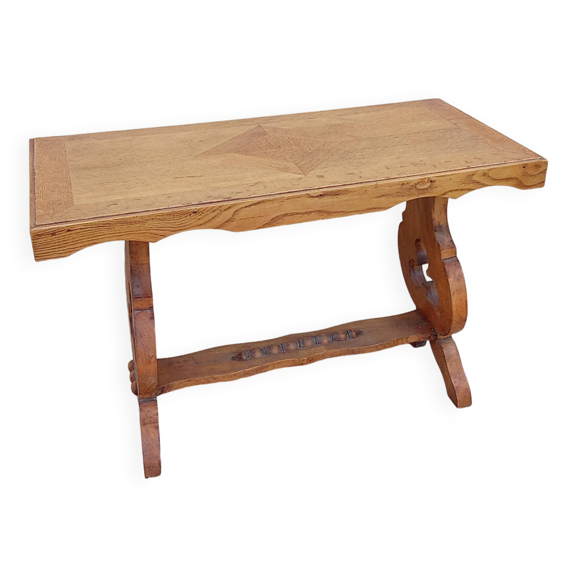 Vintage mountain chalet coffee table