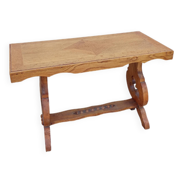 Vintage mountain chalet coffee table