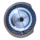 Cylindrical aluminum floor lamp