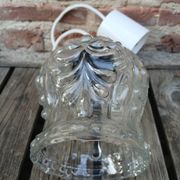 Vintage glass pendant/lamp