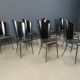 Post modern wooden dining chairs, 1980s - set of 10
