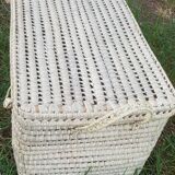 Wicker storage trunk - Palm leaf storage chest
