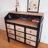 Apothecary cabinet with drawers