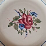 Set of 6 hollow plates Digoin Sarreguemines