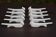 10 ceramic "bird" knife rests