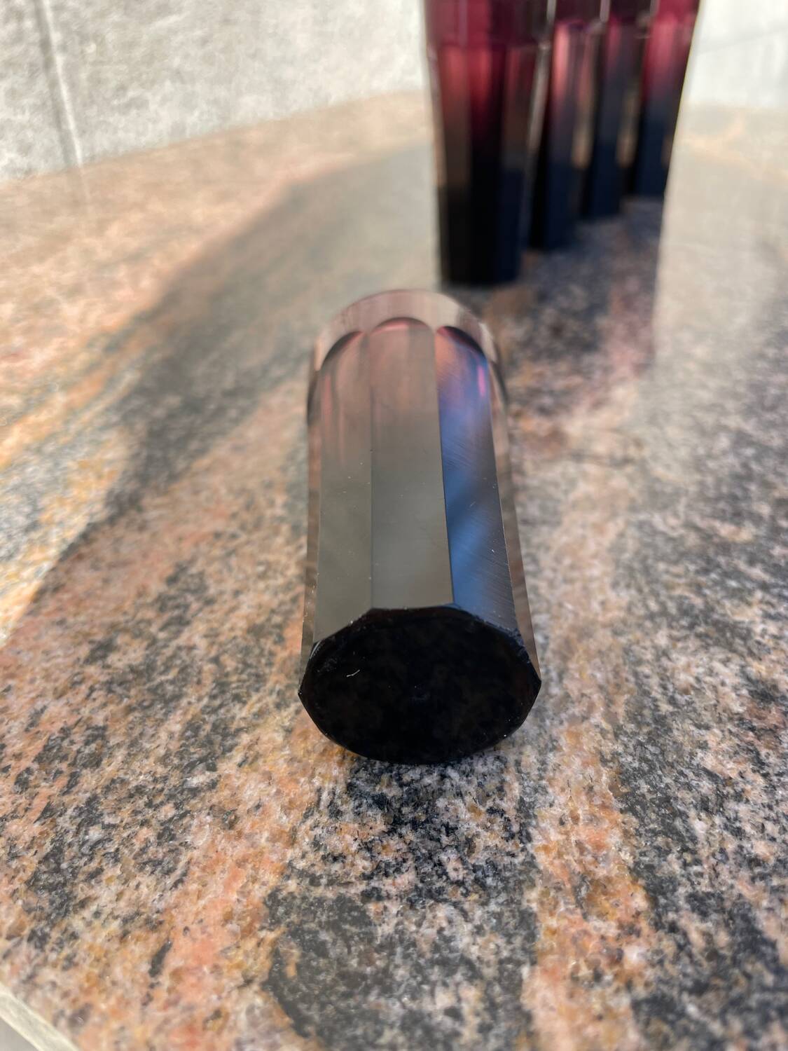 5 old liquor glasses