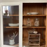 Vitrine ancienne blanche