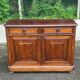 Louis Philippe buffet in solid walnut from the 19th century.