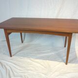Teak stained oak living room table