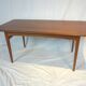Teak stained oak living room table