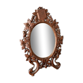 Ancient mirror, Black Forest, XIXth