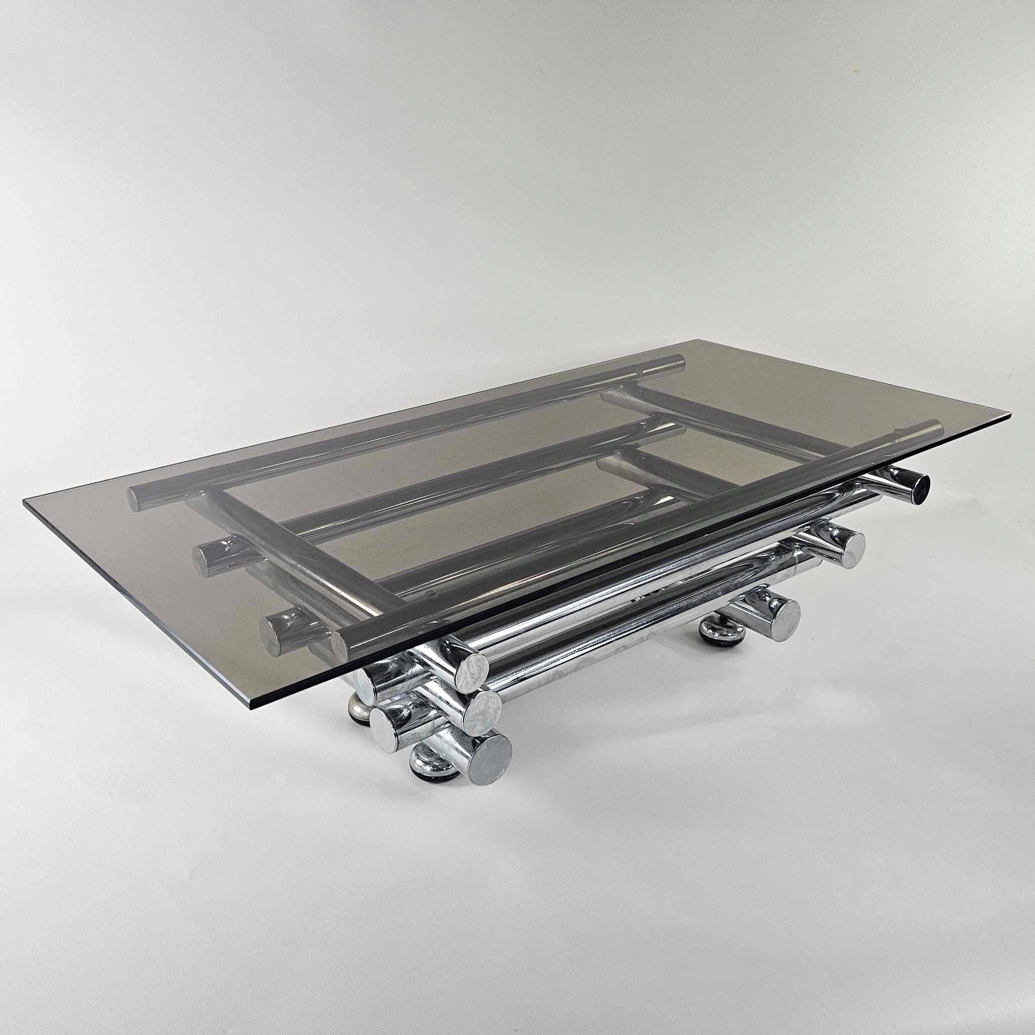 Paul Mayen tubular coffee table, circa 1970