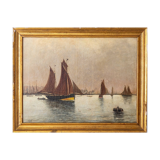 Collection of Four - 19th Century Marine Paintings - Various Artists
