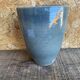 Ancient Vase JACKY COVILLE Glazed Stoneware Blue Vintage #D987
