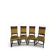 four Victorian dining chairs