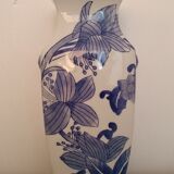 Asian style vase handmade floral decoration