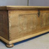 19th-century oak chest