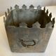 Pot cover 19th in zinc patina of origin
