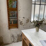 Oak wall magazine door