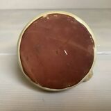 Speckled beige ceramic candle holder