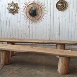 Pair of vintage farm bench