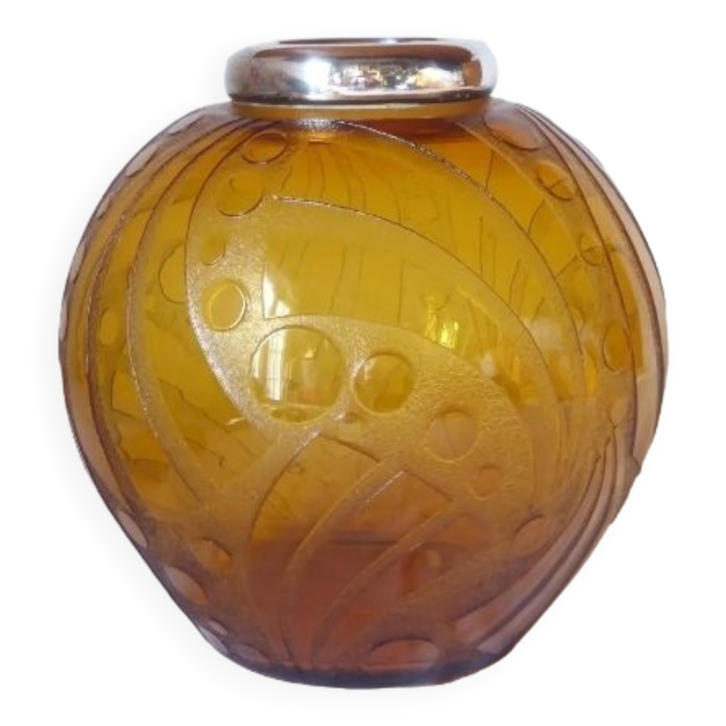 Grand vase boule Art Deco Selency