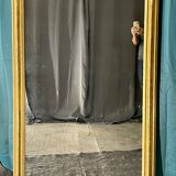 Large old 19th century mirror high 177 x 104.5 cm very good condition