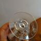 8 glasses of Bayel crystal wine signed, cut crystal.