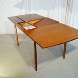 Scandinavian vintage extendable rectangular table