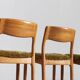 Vintage Danish solid teak dining room chairs Juul Kristensen set of 6