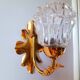 Paire D'Appliques Feuilles D'Acanthes 1970