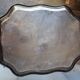 Tray in silver metal