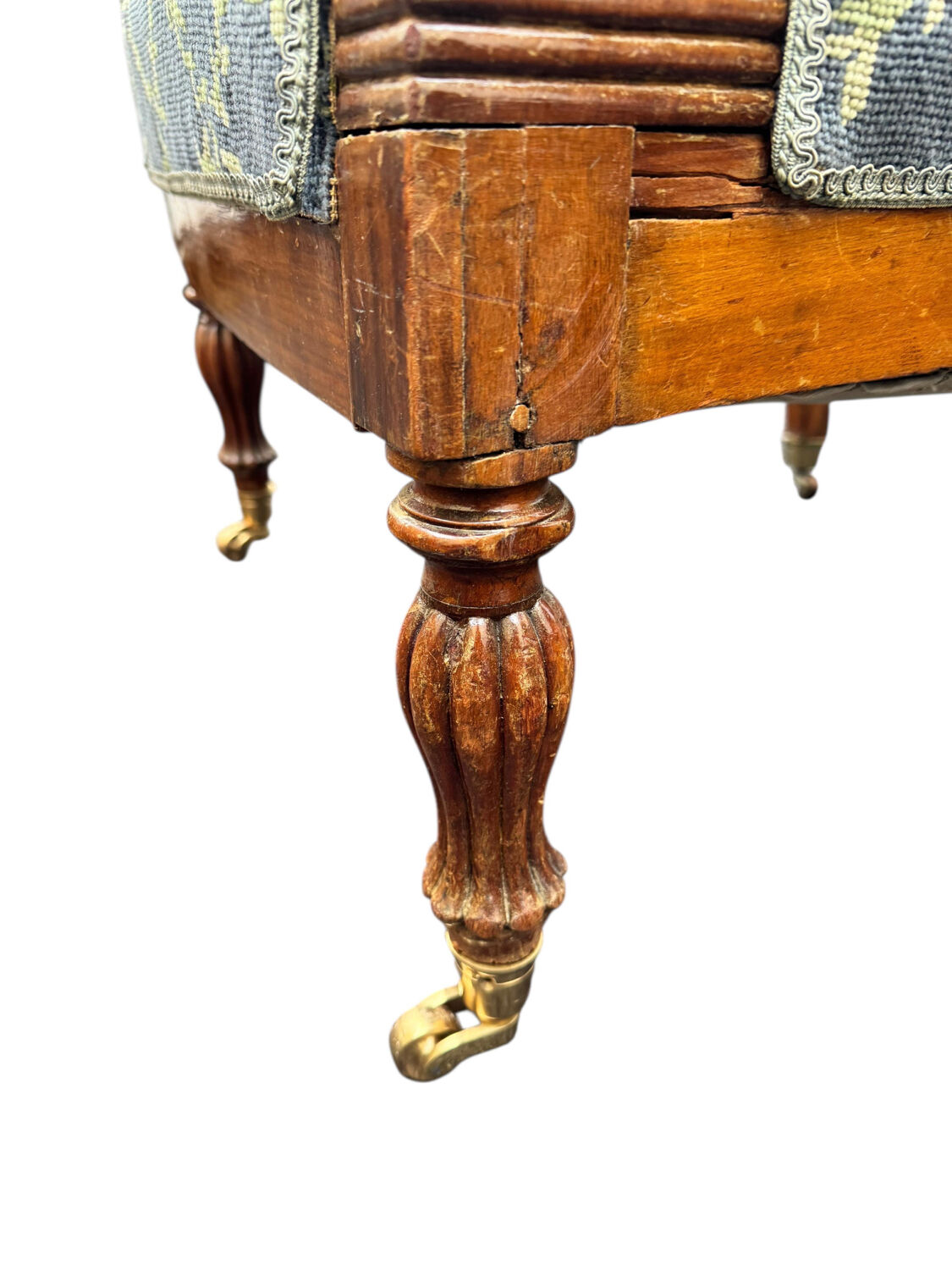 Fauteuil Voltaire "col de cygne" – XIXe siècle