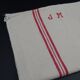 An ancient cloth in JM monogrammed cotton - Paper towel - 1930